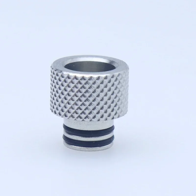510 Stainless steel Rolling flower DRIP TIP Straw Joint 510 to 510 adapter