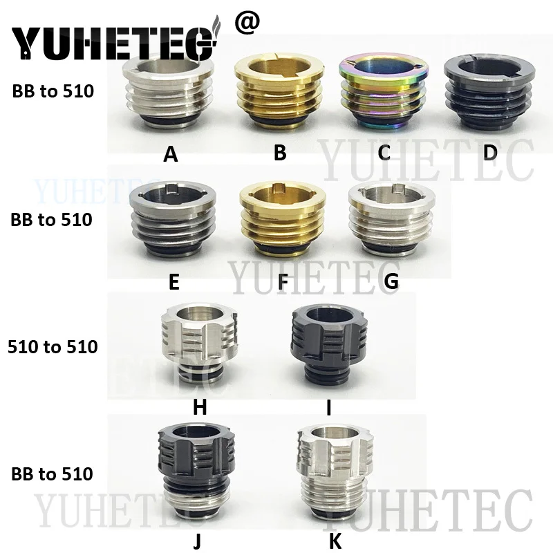 1Pc Billet Box BB to 510 / 510 to 510 Adapter Connector Accessories